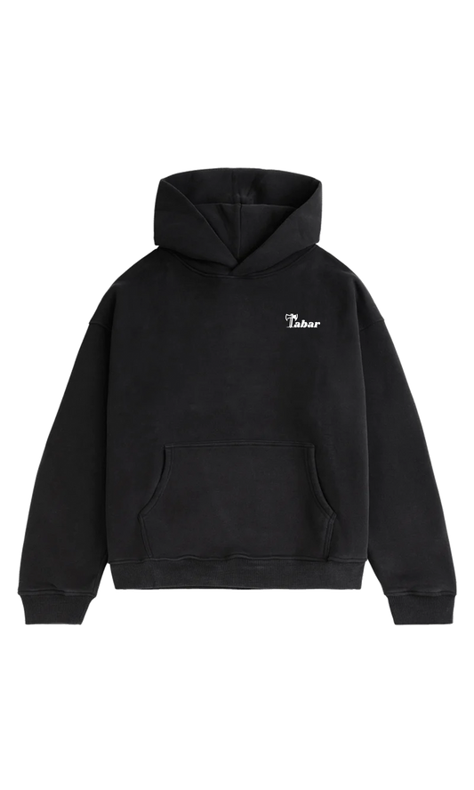 HOODIE WASHED BLACK