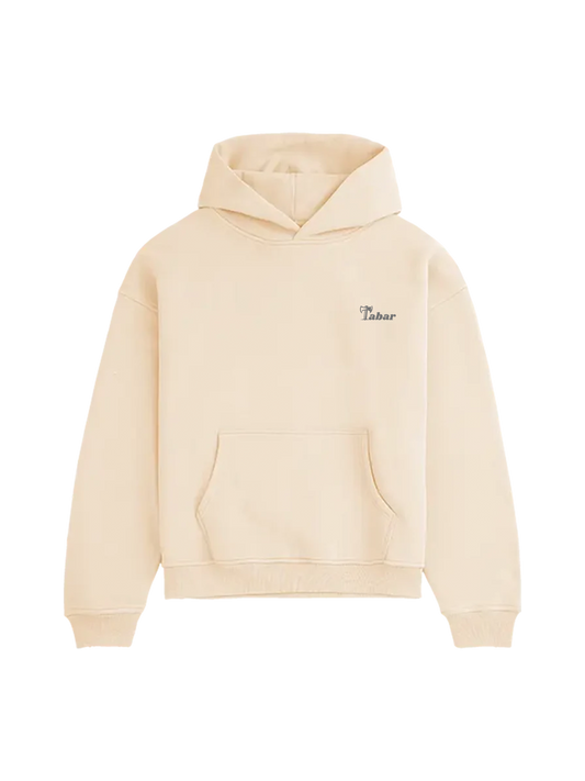 HOODIE WASHED ALMOND - MILK